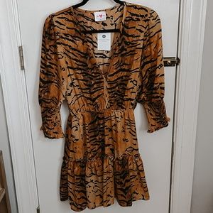 Buddy Love Elastic Waist Mini Dress